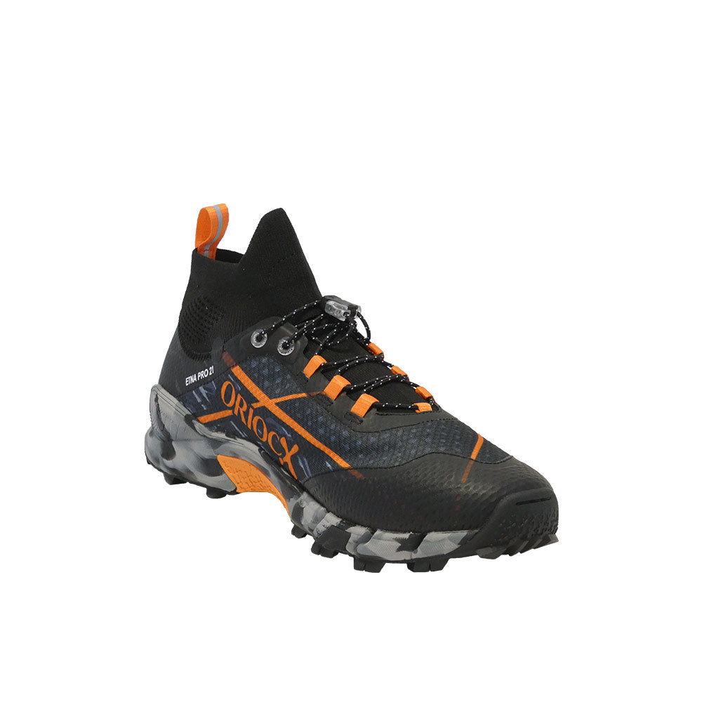 Etna 21 Pro Trail Running Schuhe Schwarz Orange