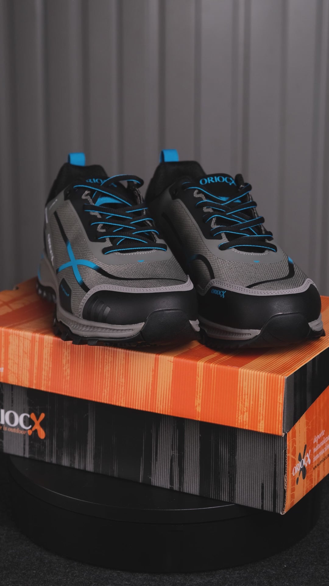 Trekkingschuhe Nieva Grau Blau